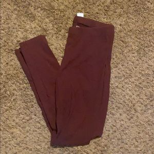 A.N.A. Burgundy leggings